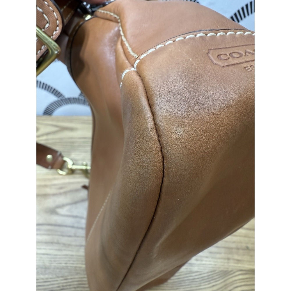 Coach Y2K 65th Anniversary Legacy Vachetta Leather Turn-Lock Shoulder Bag F12868 - Picture 13 of 16